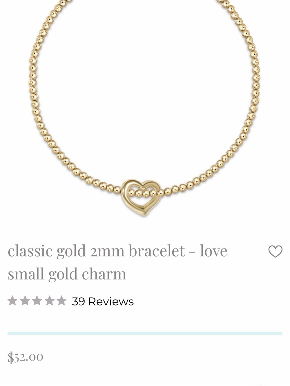 Gold-Tone Beaded Wrap Bracelet with Heart Accent by e.motion - Picture 2 of 6